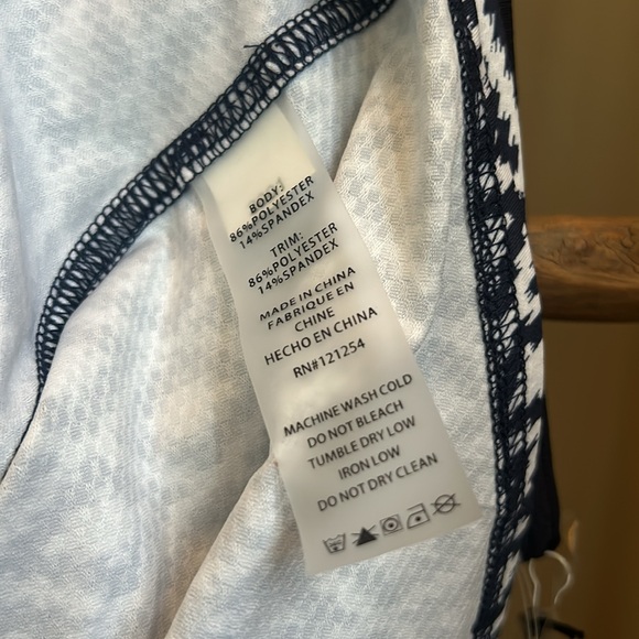 NWT Jofit Strappy Tennis Pickleball Blue/White Tank Top UPF 50+ Size Small - Picture 9 of 9